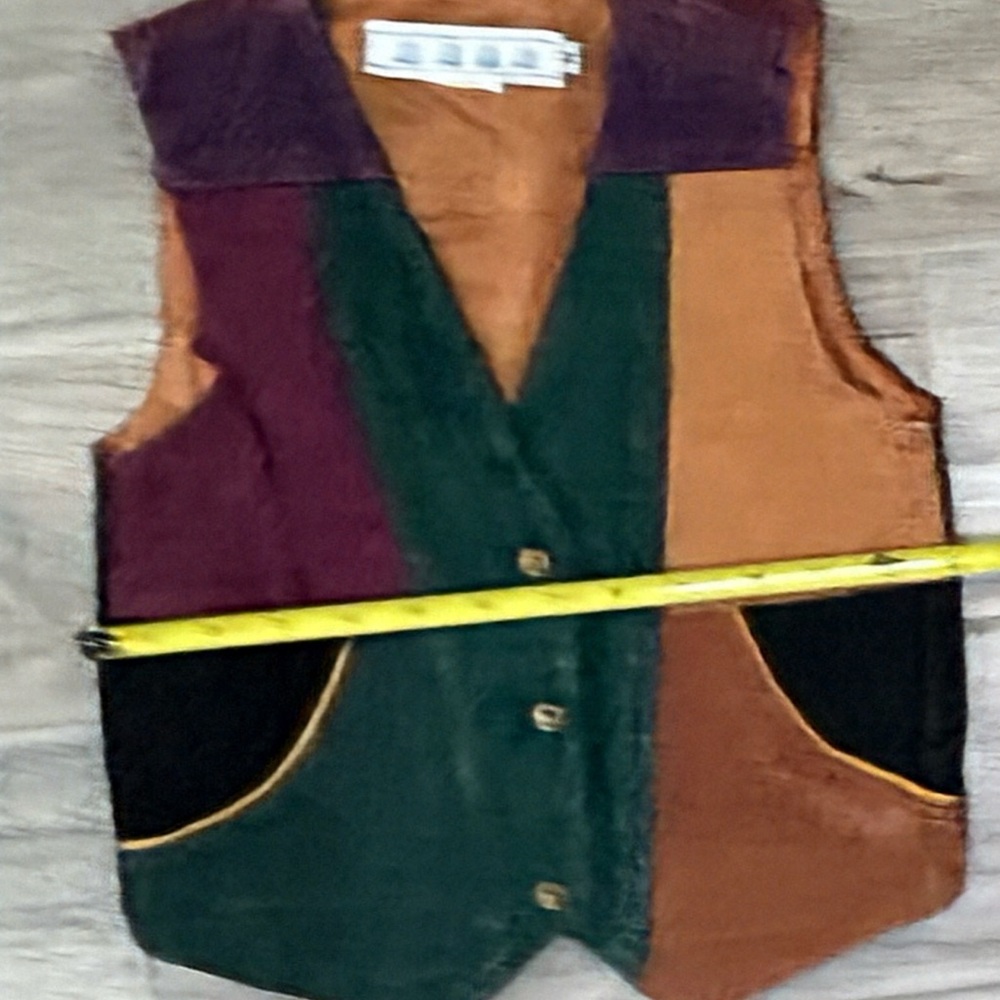 Colorful Patchwork Kids Vest - Picture 7 of 8